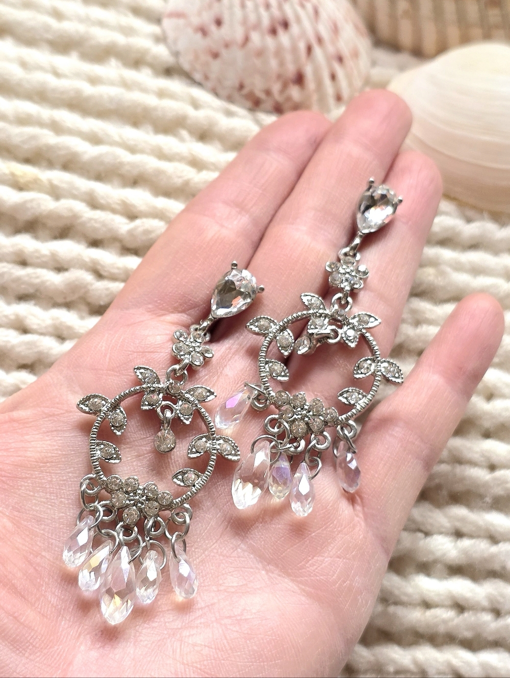 🍒NEW🍒 Crystal Chandelier Drop Earrings